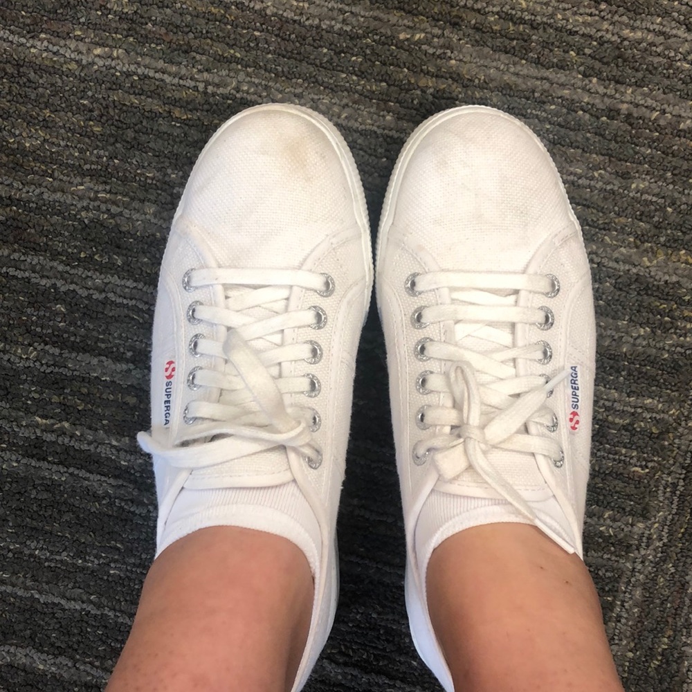 Platform Superga White size 40 size 9